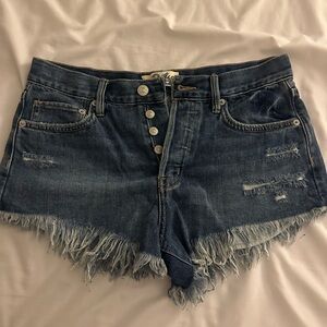 Free People Jean Shorts